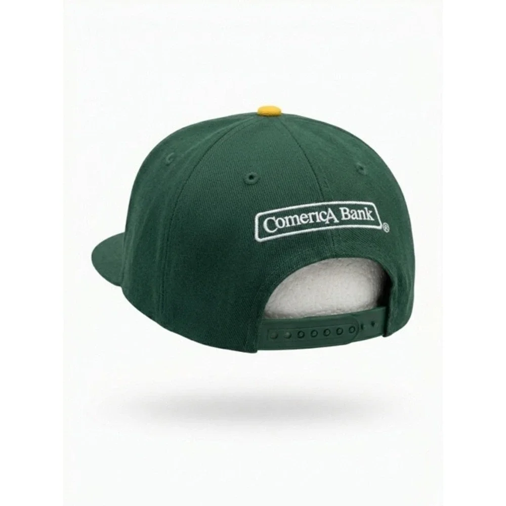 Oakland Larks 1946 Negro League Promotional Snapback Hat - Green/Gold
